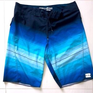 Shades of Blue Billabong Board Shorts Size 28